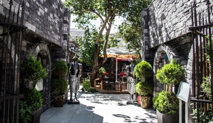 cafe restoran dekoratif duvar kaplama